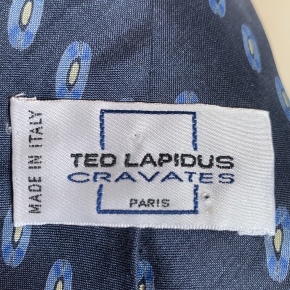 TED LAPIDUS PARIS CRAVATTE 100% SILK NECKTIE - Picture 8 of 12